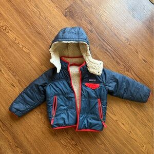 Patagonia tribbles hoody with warm Lining reversible